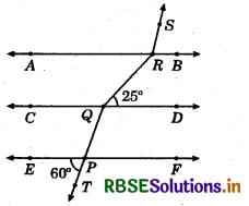RBSE Class 9 Maths Important Questions Chapter 6 Lines and Angles 4