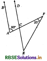 RBSE Class 9 Maths Important Questions Chapter 6 Lines and Angles 8