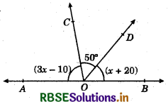 RBSE Class 9 Maths Important Questions Chapter 6 Lines and Angles 9