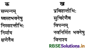 RBSE Solutions for Class 10 Sanskrit Shemushi Chapter 10 भूकंपविभीषिका 1