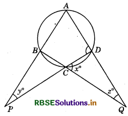 RBSE Class 9 Maths Important Questions Chapter 10 Circles 32