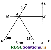 RBSE Class 9 Maths Important Questions Chapter 11 Constructions 8