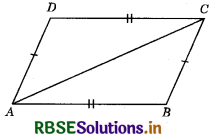 RBSE Class 9 Maths Important Questions Chapter 7 Triangles 1