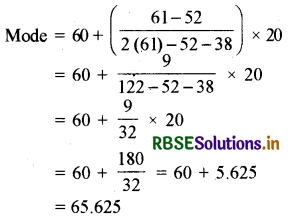 RBSE Solutions for Class 10 Maths Chapter 14 Statistics Ex 14.2 Q2.1