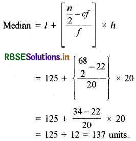 RBSE Solutions for Class 10 Maths Chapter 14 Statistics Ex 14.3 Q1.2
