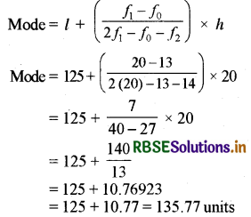 RBSE Solutions for Class 10 Maths Chapter 14 Statistics Ex 14.3 Q1.4