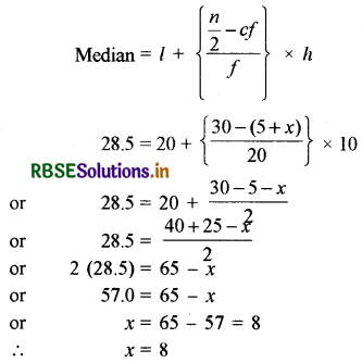 RBSE Solutions for Class 10 Maths Chapter 14 Statistics Ex 14.3 Q2.3