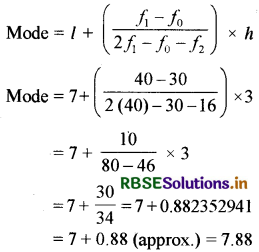 RBSE Solutions for Class 10 Maths Chapter 14 Statistics Ex 14.3 Q6.5
