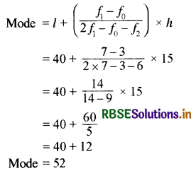 RBSE Class 10 Maths Important Questions Chapter 14 Statistics LAQ Q8.2