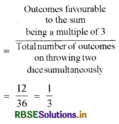 RBSE Class 10 Maths Important Questions Chapter 15 Probability LAQ Q5