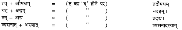 RBSE Class 10 Sanskrit व्याकरणम् सन्धिकार्यम् 3