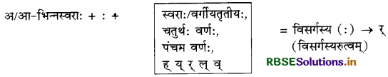 RBSE Class 10 Sanskrit व्याकरणम् सन्धिकार्यम् 9