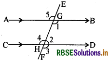 RBSE Class 9 Maths Important Questions Chapter 6 रेखाएँ और कोण 10