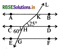 RBSE Class 9 Maths Important Questions Chapter 6 रेखाएँ और कोण 16
