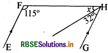 RBSE Class 9 Maths Important Questions Chapter 6 रेखाएँ और कोण 22