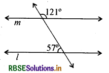 RBSE Class 9 Maths Important Questions Chapter 6 रेखाएँ और कोण 23