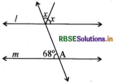RBSE Class 9 Maths Important Questions Chapter 6 रेखाएँ और कोण 24