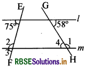 RBSE Class 9 Maths Important Questions Chapter 6 रेखाएँ और कोण 30