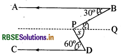 RBSE Class 9 Maths Important Questions Chapter 6 रेखाएँ और कोण 33