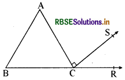 RBSE Class 9 Maths Important Questions Chapter 6 रेखाएँ और कोण 44
