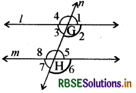 RBSE Class 9 Maths Important Questions Chapter 6 रेखाएँ और कोण 5