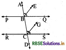 RBSE Class 9 Maths Important Questions Chapter 6 रेखाएँ और कोण 51