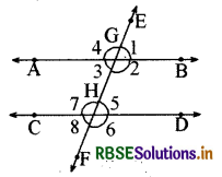 RBSE Class 9 Maths Important Questions Chapter 6 रेखाएँ और कोण 58