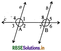 RBSE Class 9 Maths Important Questions Chapter 6 रेखाएँ और कोण 6