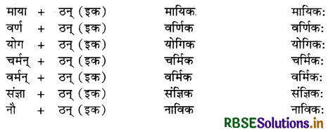 RBSE Class 10 Sanskrit व्याकरणम् प्रत्ययज्ञानम् 12