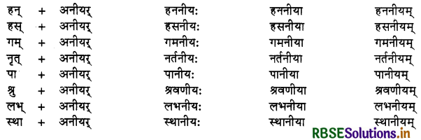 RBSE Class 10 Sanskrit व्याकरणम् प्रत्ययज्ञानम् 6