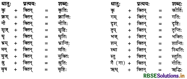 RBSE Class 10 Sanskrit व्याकरणम् प्रत्ययज्ञानम् 7