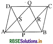 RBSE Class 9 Maths Important Questions Chapter 8 चतुर्भुज 15