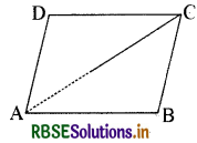 RBSE Class 9 Maths Important Questions Chapter 8 चतुर्भुज 16