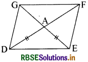 RBSE Class 9 Maths Important Questions Chapter 8 चतुर्भुज 6