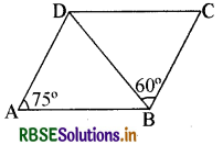 RBSE Class 9 Maths Important Questions Chapter 8 चतुर्भुज 9