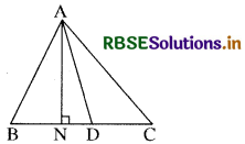 RBSE Class 9 Maths Important Questions Chapter 9 समान्तर चतुर्भुज और त्रिभुजों के क्षेत्रफल 12