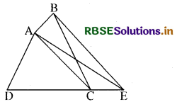 RBSE Class 9 Maths Important Questions Chapter 9 समान्तर चतुर्भुज और त्रिभुजों के क्षेत्रफल 13