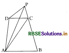 RBSE Class 9 Maths Important Questions Chapter 9 समान्तर चतुर्भुज और त्रिभुजों के क्षेत्रफल 22