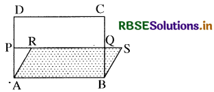 RBSE Class 9 Maths Important Questions Chapter 9 समान्तर चतुर्भुज और त्रिभुजों के क्षेत्रफल 9