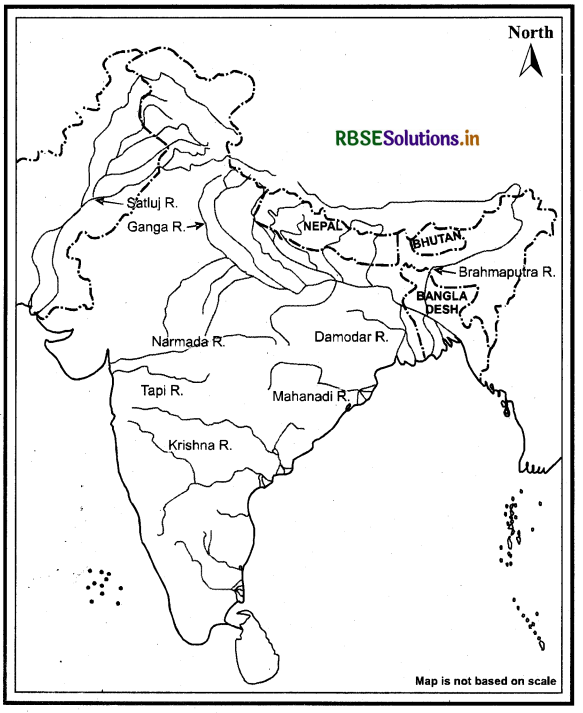 RBSE Solutions for Class 9 Social Science Geography Chapter 3 Drainage 1
