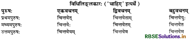 RBSE Class 10 Sanskrit व्याकरणम् धातुरूपाणि 21