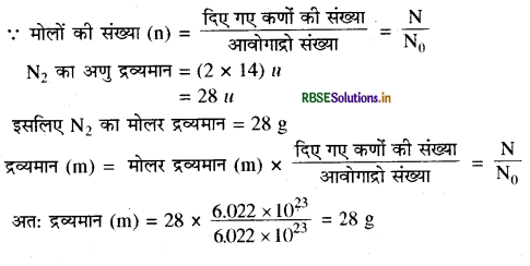 RBSE Class 9 Science Important Questions Chapter 3 परमाणु एवं अणु 6