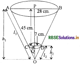 RBSE Class 10 Maths Important Questions Chapter 13 पृष्ठीय क्षेत्रफल एवं आयतन 12