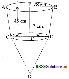 RBSE Class 10 Maths Important Questions Chapter 13 पृष्ठीय क्षेत्रफल एवं आयतन 16