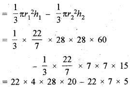 RBSE Class 10 Maths Important Questions Chapter 13 पृष्ठीय क्षेत्रफल एवं आयतन 17