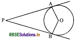 RBSE Class 10 Maths Important Questions Chapter 10 वृत्त 10
