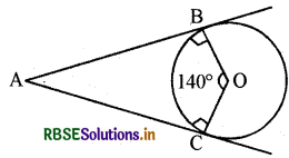 RBSE Class 10 Maths Important Questions Chapter 10 वृत्त 11