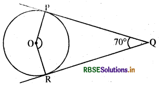 RBSE Class 10 Maths Important Questions Chapter 10 वृत्त 14