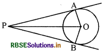 RBSE Class 10 Maths Important Questions Chapter 10 वृत्त 21