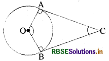 RBSE Class 10 Maths Important Questions Chapter 10 वृत्त 29